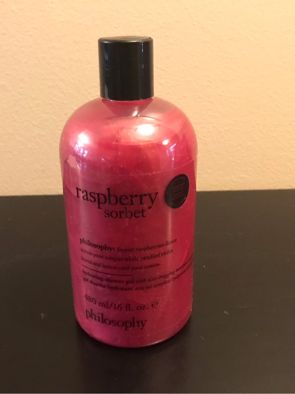 Philosophy Raspberry Sorbet Hydrating Body Wash - Bright Pink Bottle